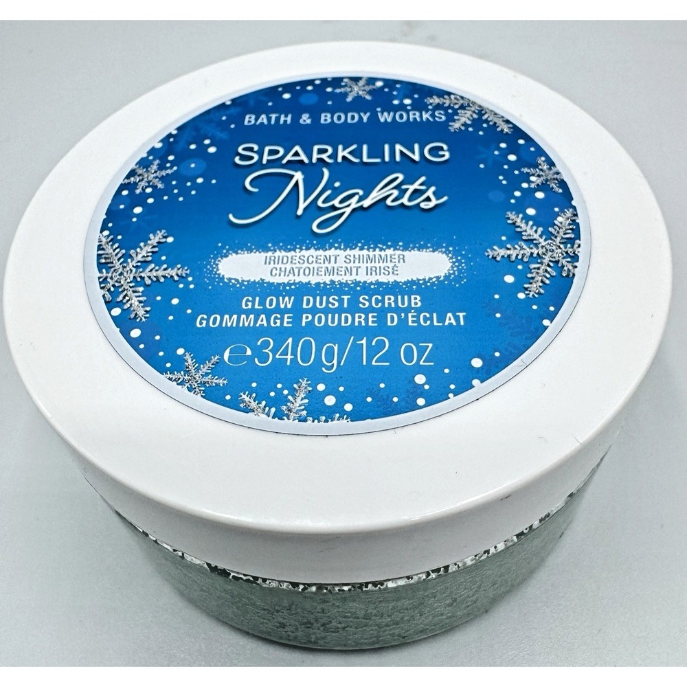 Bath & Body Works Sparkling Nights Glow Dust Scrub Iridescent Shimmer 12 Oz Rare